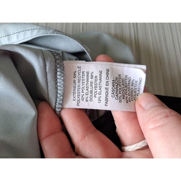 Vuori Trail Shorts Shale Neptune Stripe Mens Drawstring Pockets Gray Stripe XXL - Picture 12 of 12